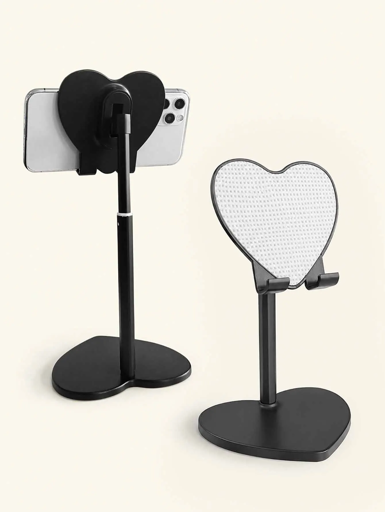 Soporte móvil corazón ajustable escritorio – Manos libres estable - imagen 3