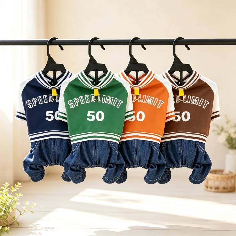 Chaqueta de béisbol para gato