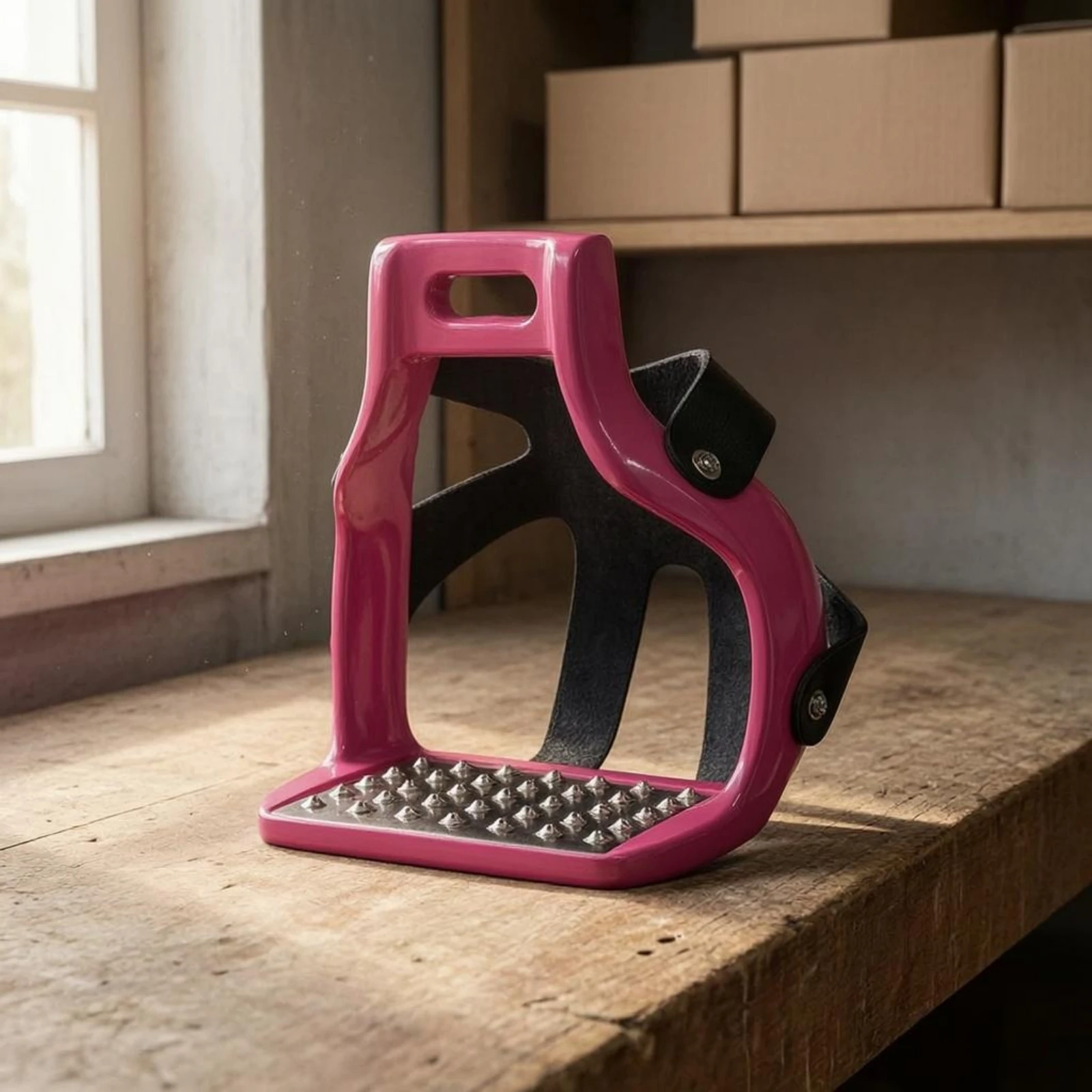 Estribos de seguridad para caballo, diseño moldeado duradero - imagen 3