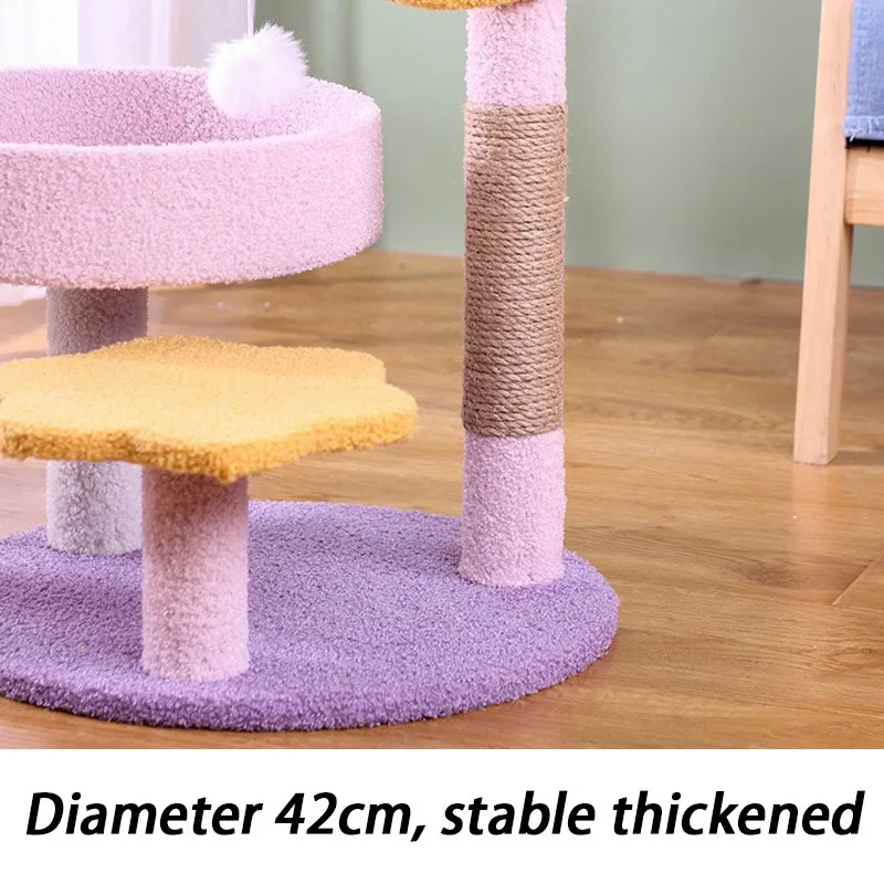 Rascador de sisal resistente para gatos
