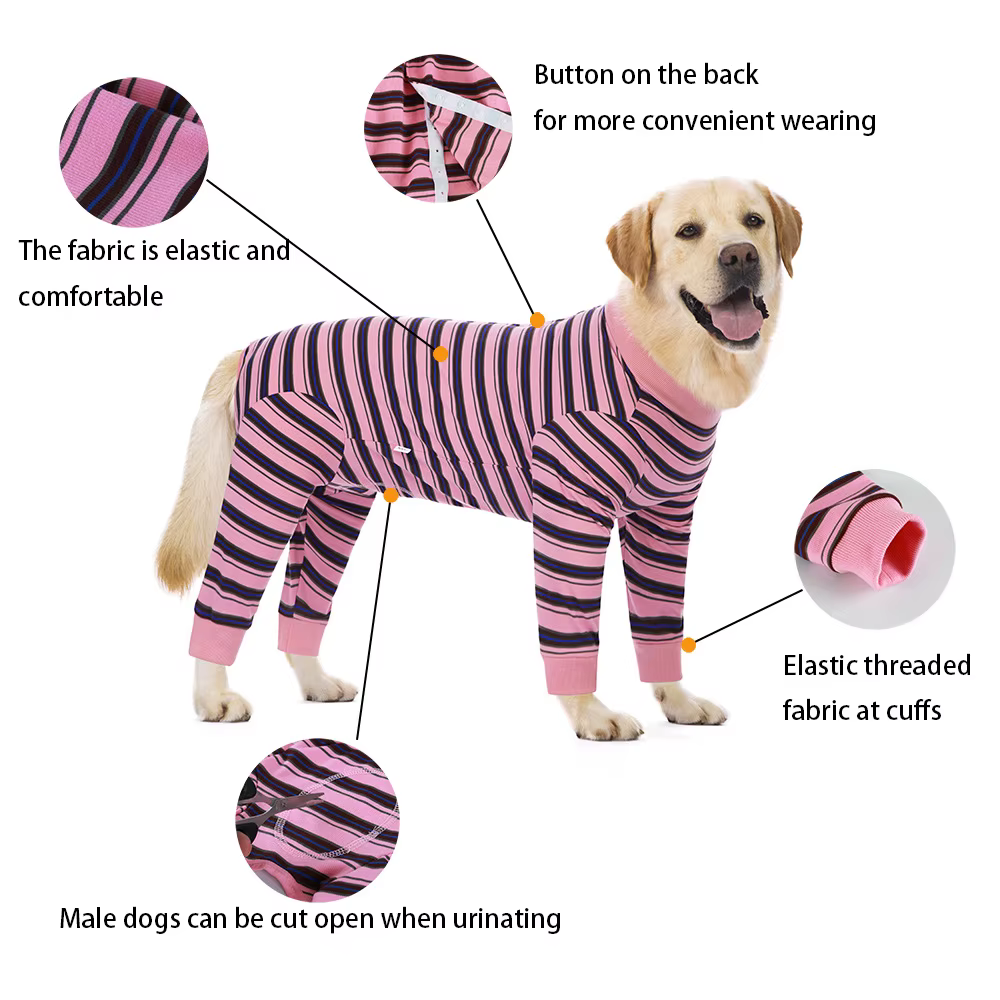 Traje de recuperación para perros medianos y grandes tras cirugía - imagen 3