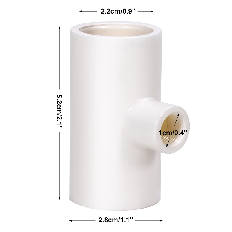 Dispensador con tubo PVC blanco