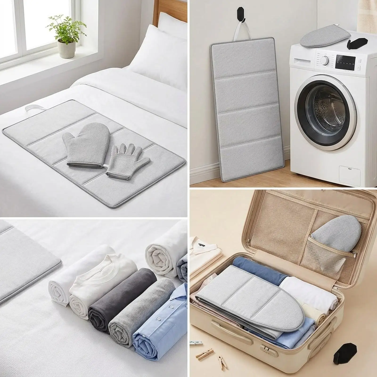 Tabla colgante planchar puerta, vaporización, coser, plancha ropa - imagen 3