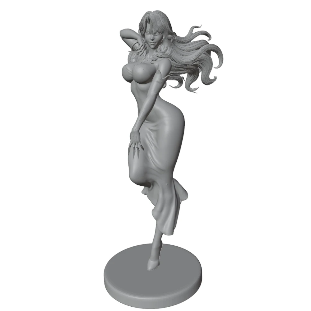 Miniatura de resina 3D gris no requiere montaje ni pintura para gato
