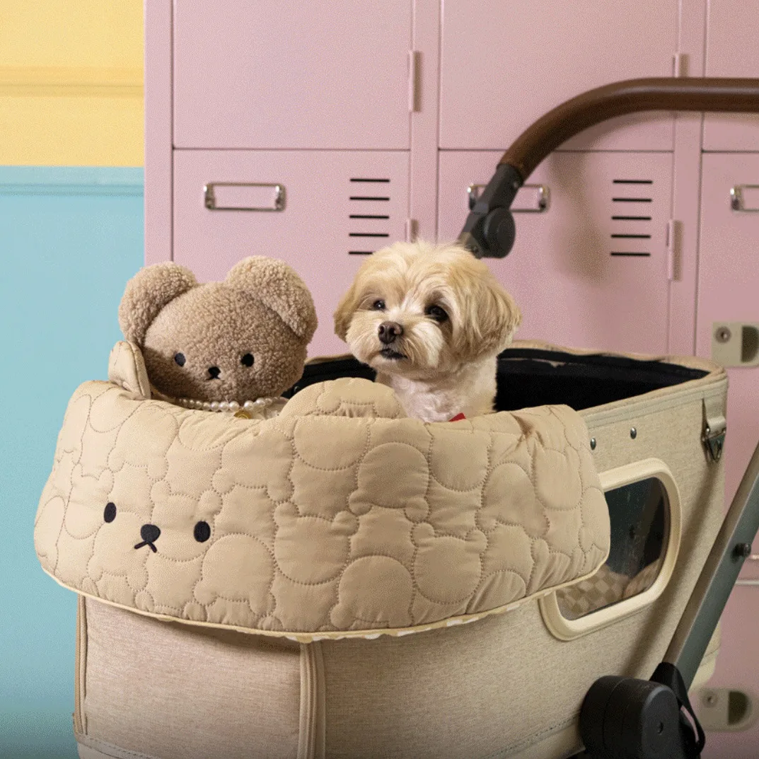 Colchoneta impermeable reversible para carrito de gatos y perros - imagen 2