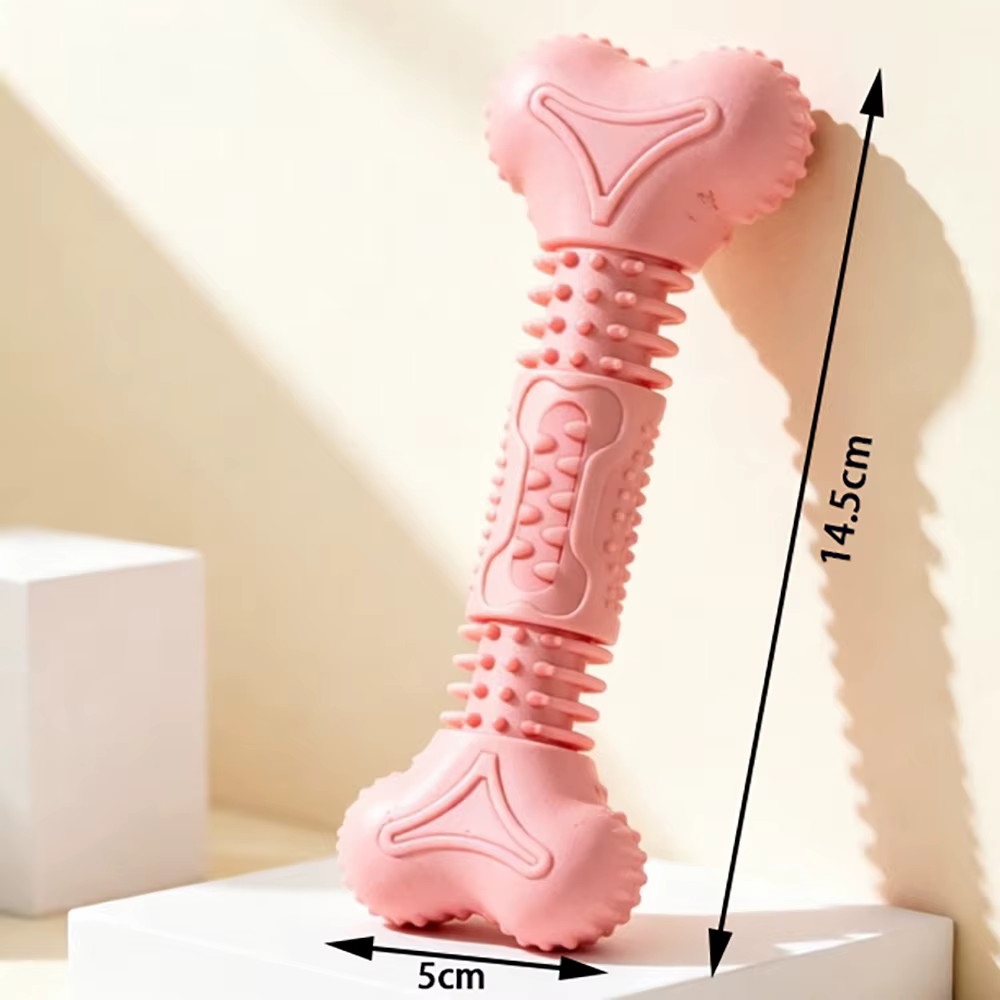 Juguete masticable para perros con forma de hueso, al desgaste - imagen 4