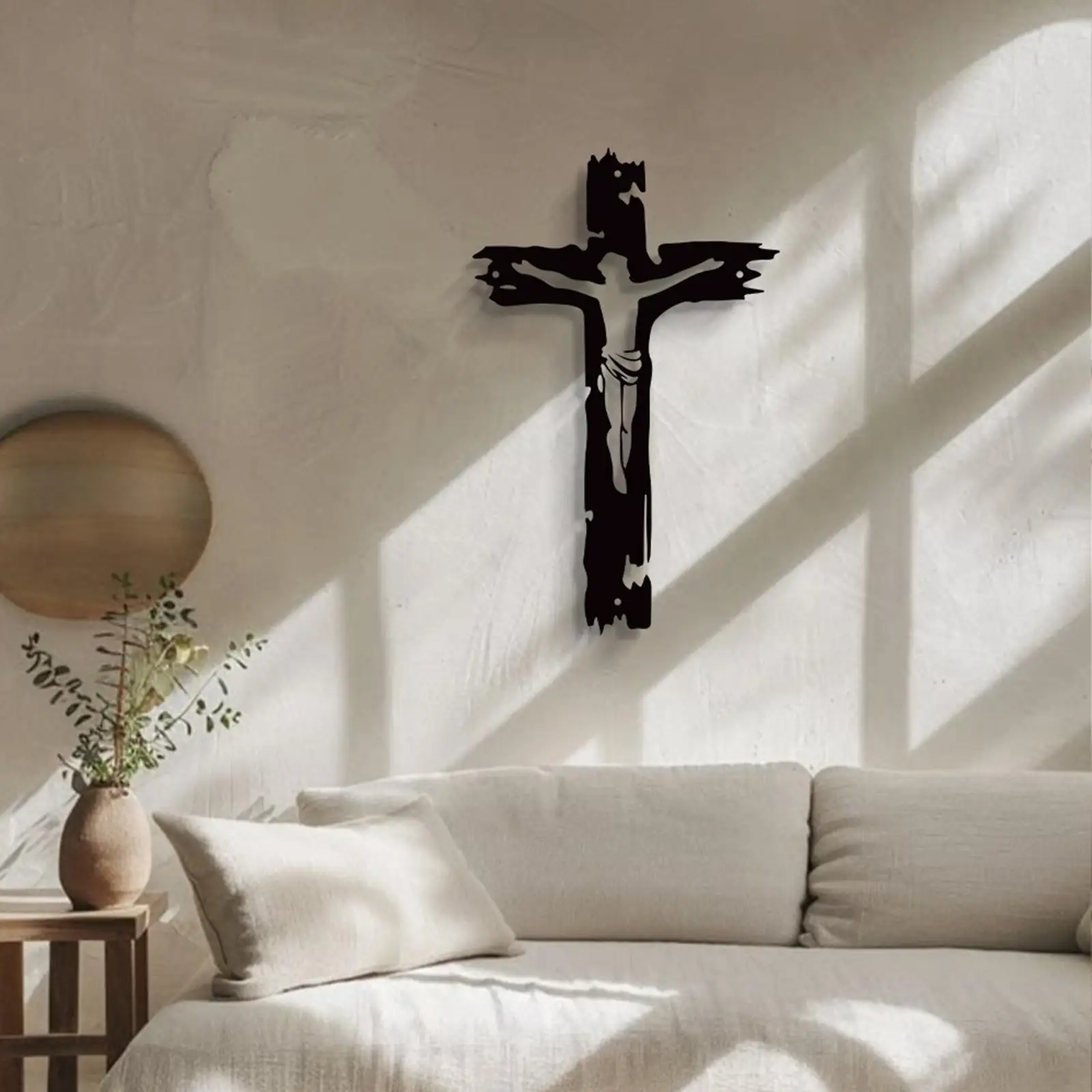 Diseño de cruz nórdica de la decoración de pared