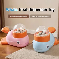 Juguete comedero interactivo ballena para perros y gatos