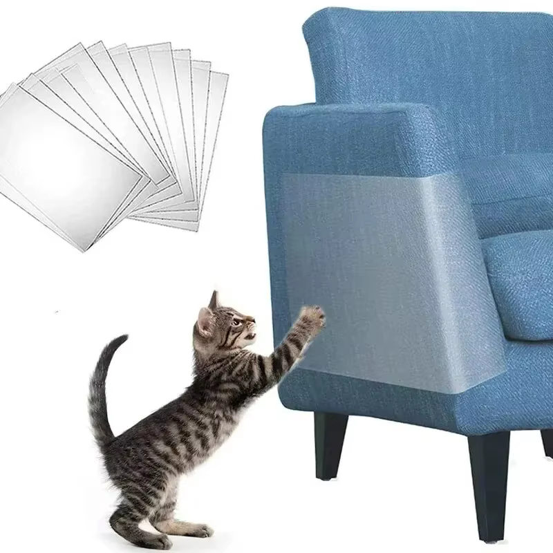 Protector de sofá rascador para gatos instalación fácil