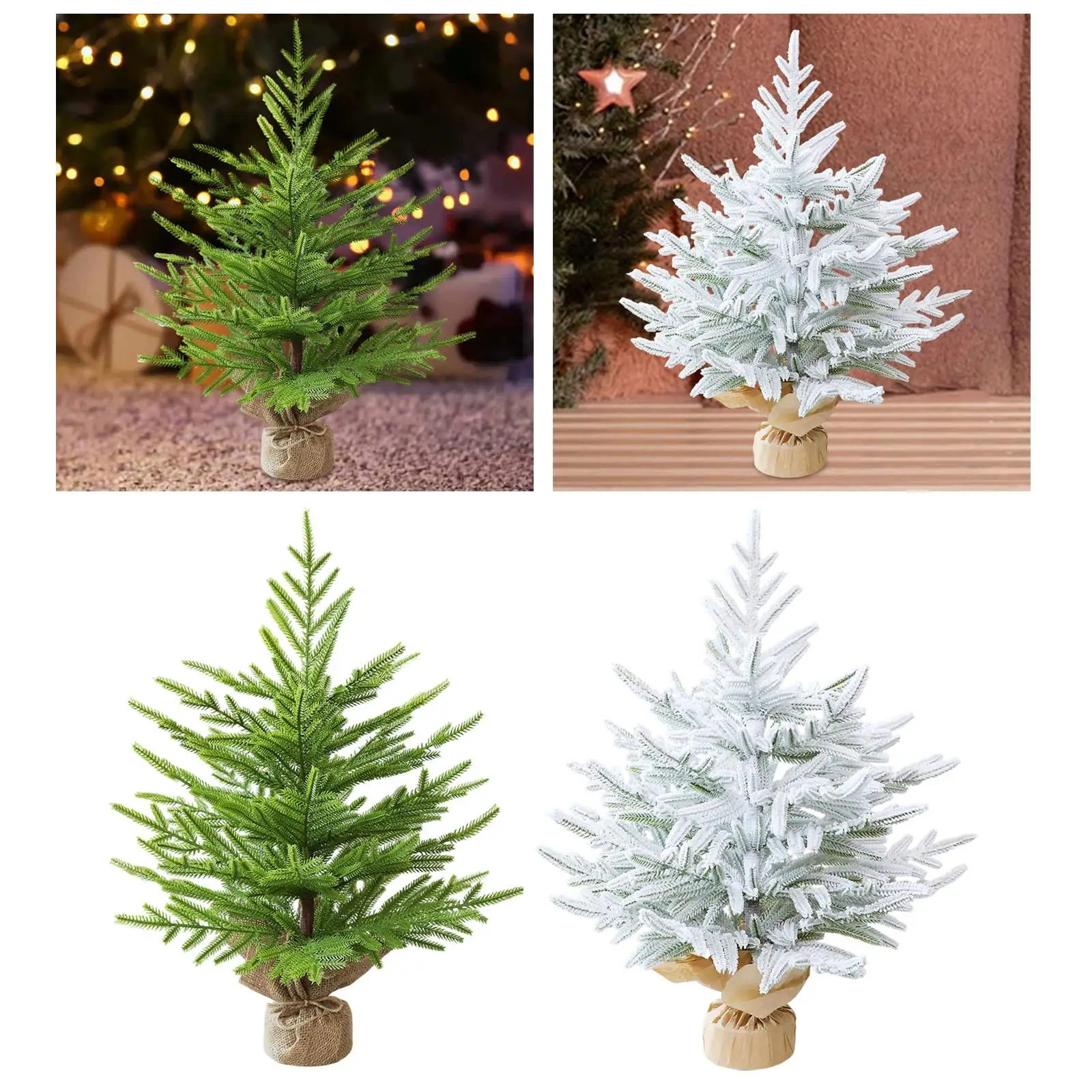Mini árbol de Navidad para gatos y perros, decoración de mesa - imagen 4