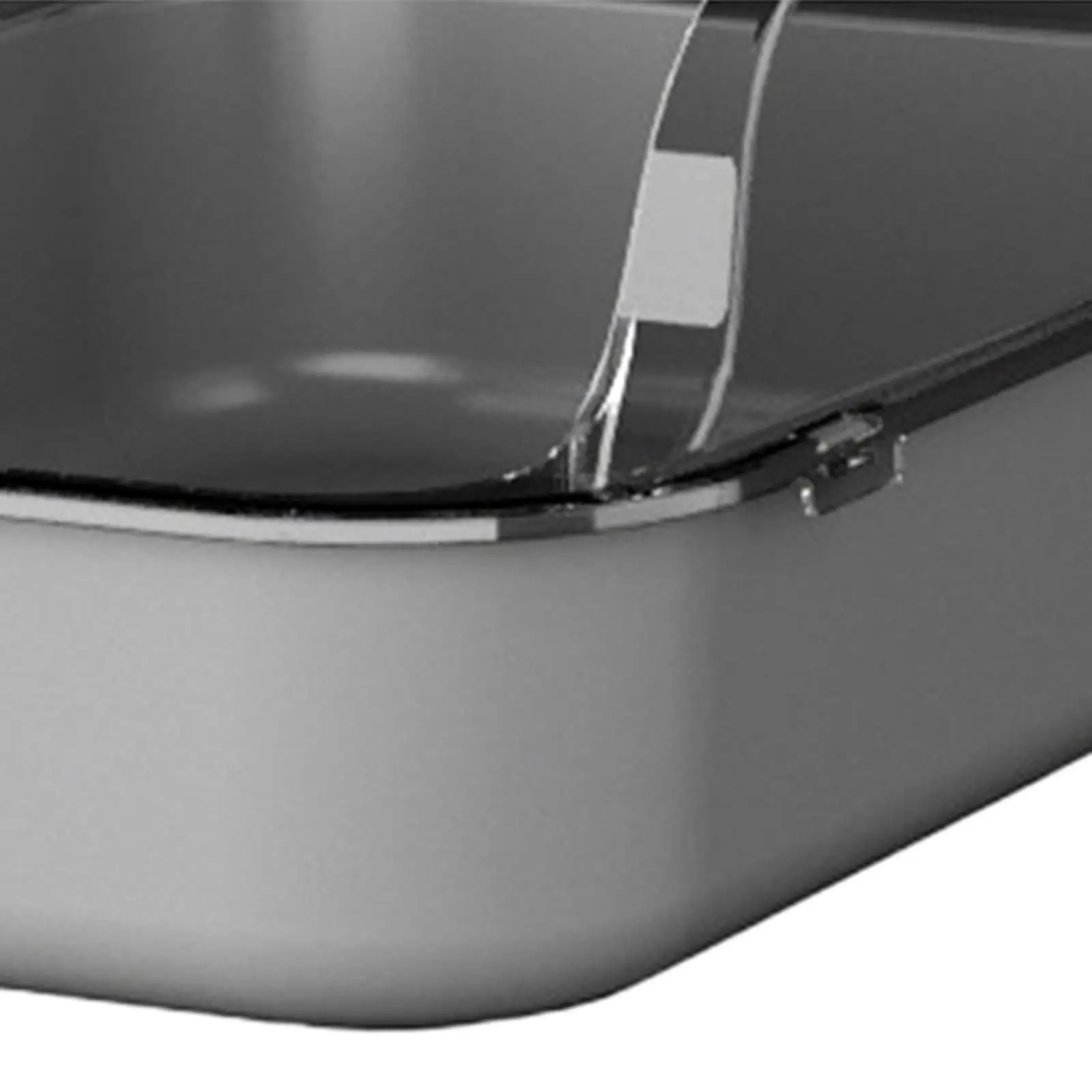Caja de arena semicerrada con bordes altos y pala incluida