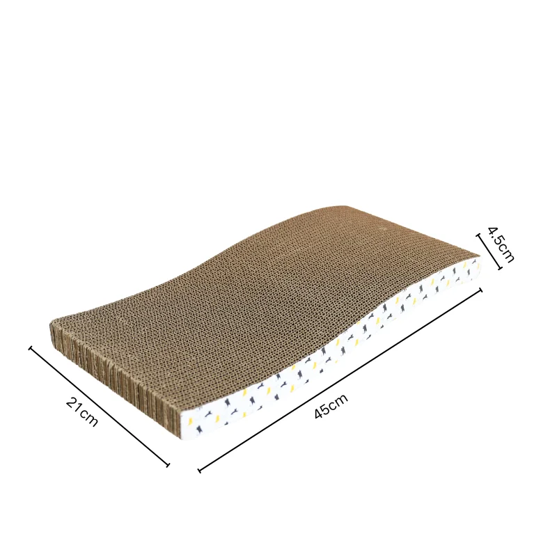 Rascadores para Gatos, Tabla de Cartón para Rascar, Almohadillas Duraderas de Papel Corrugado para Afilar Garras, Sofá para Mascotas, Accesorios para Gatitos en uso