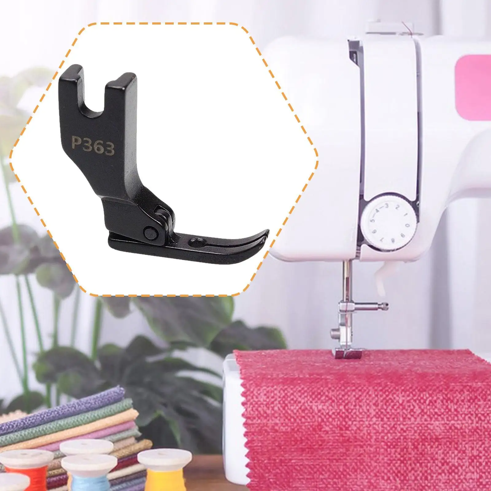 Prensatelas Multifunción con Cierre Invisible para Máquina de Coser - imagen 4
