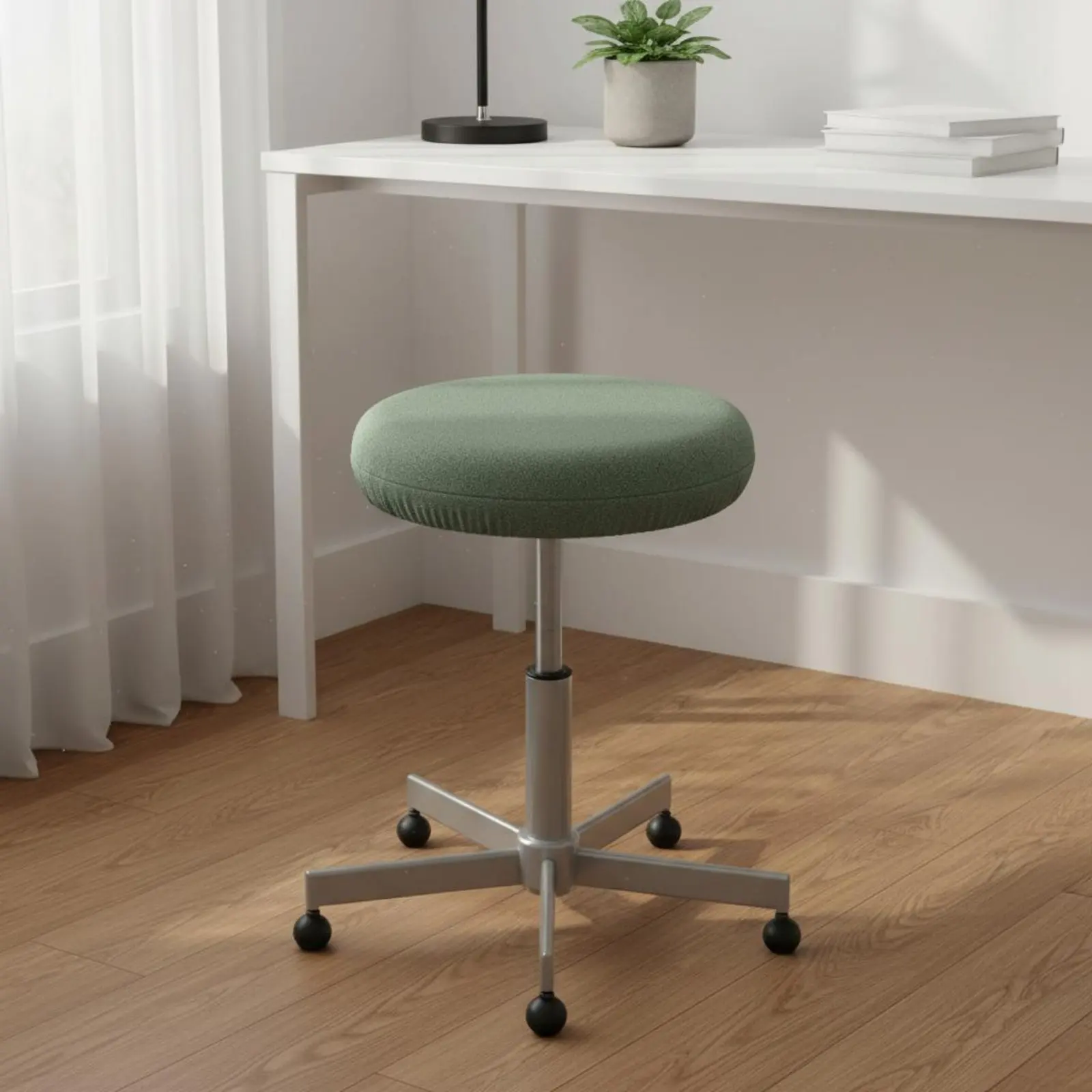 Funda elástica antipolvo para taburete: asiento gatos y perros - imagen 2