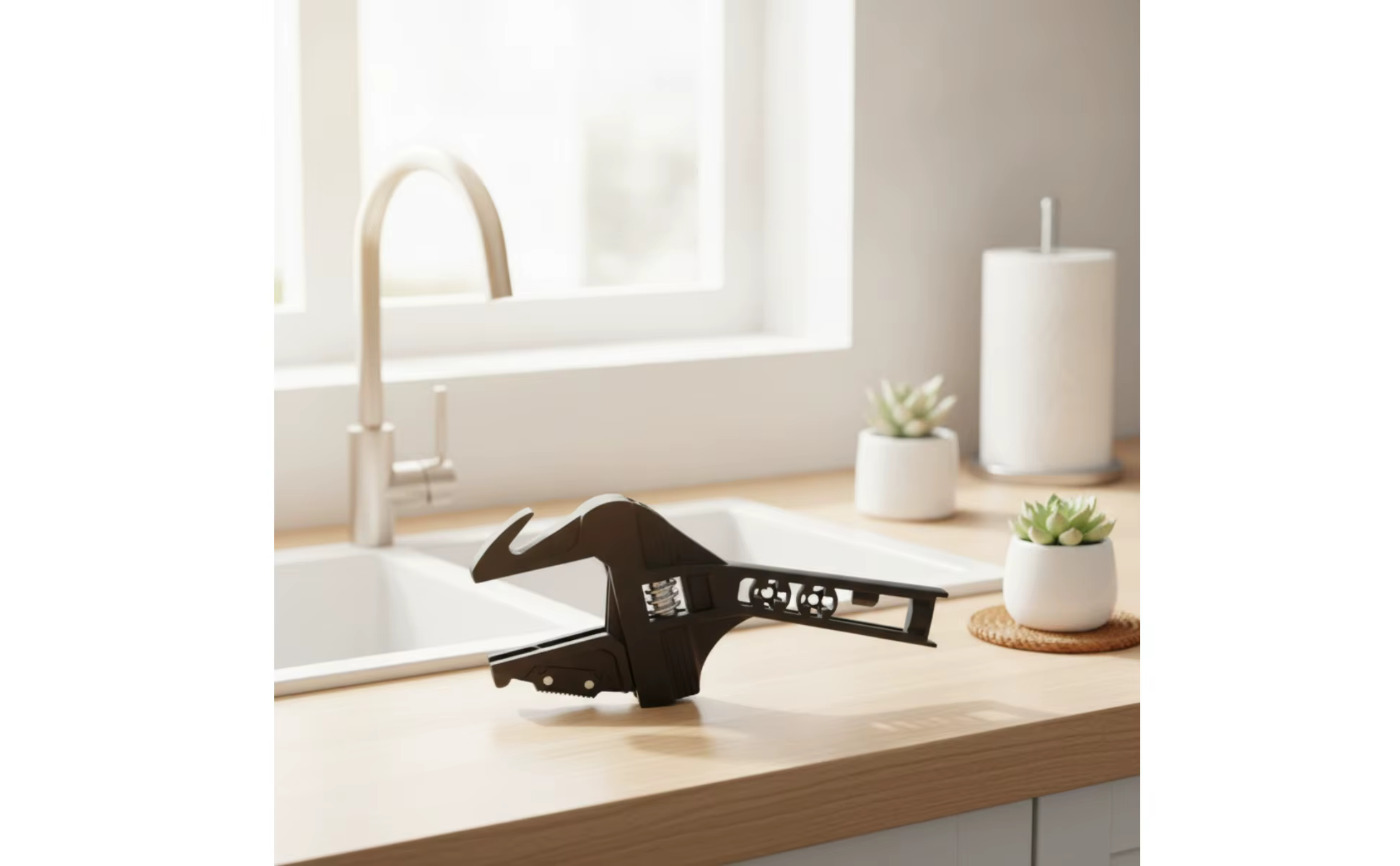 Llave sanitaria con agarre texturizado