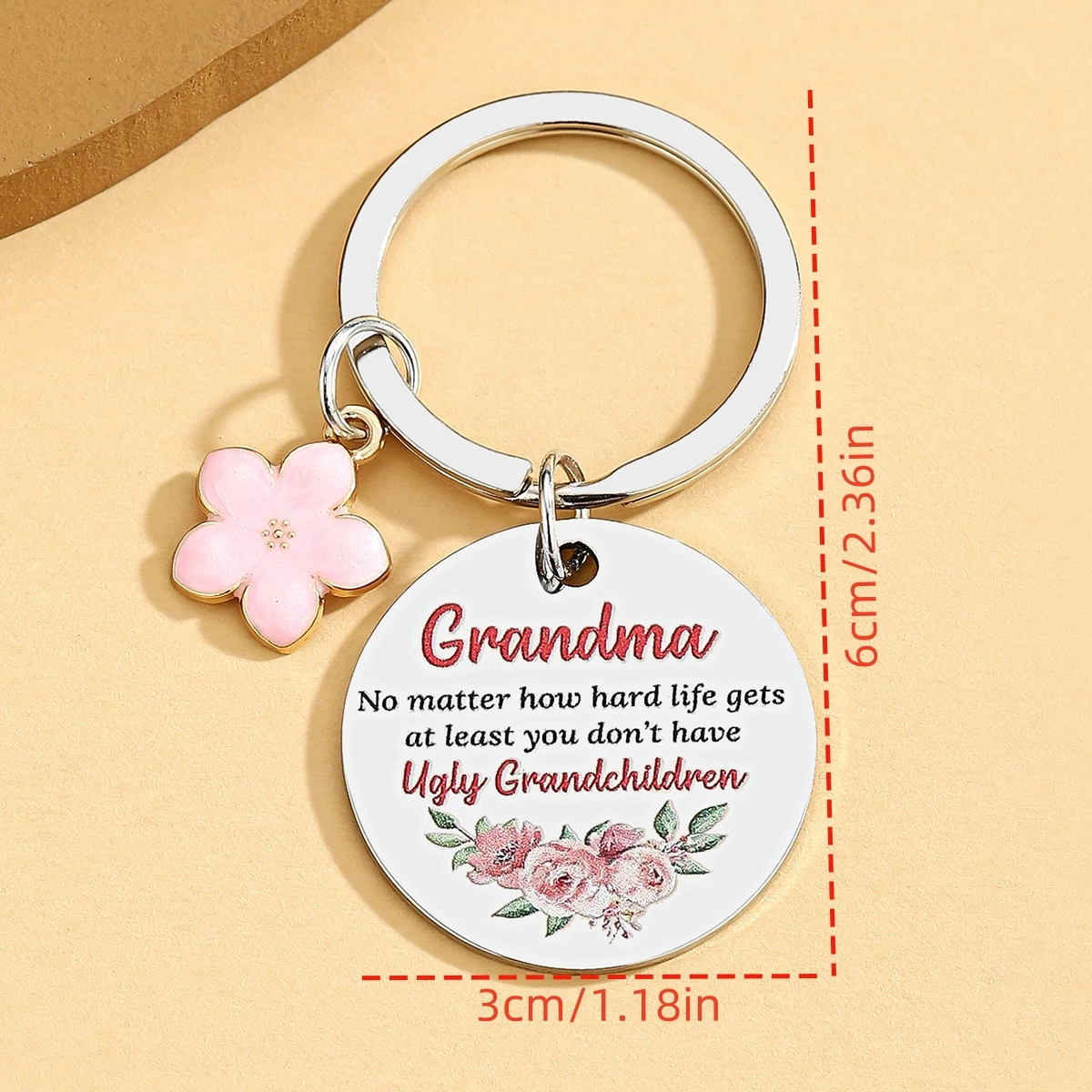 Llavero personalizado para abuela, regalo Día de la Madre de nietos - imagen 4