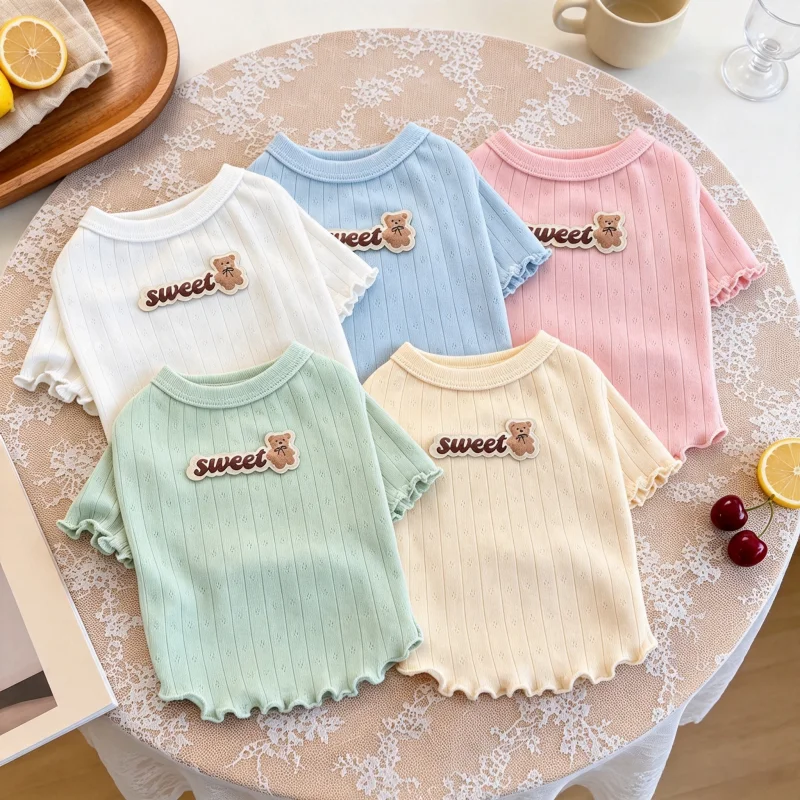 Camiseta de otoño para perros – Top suave con estampado de letras - imagen 3