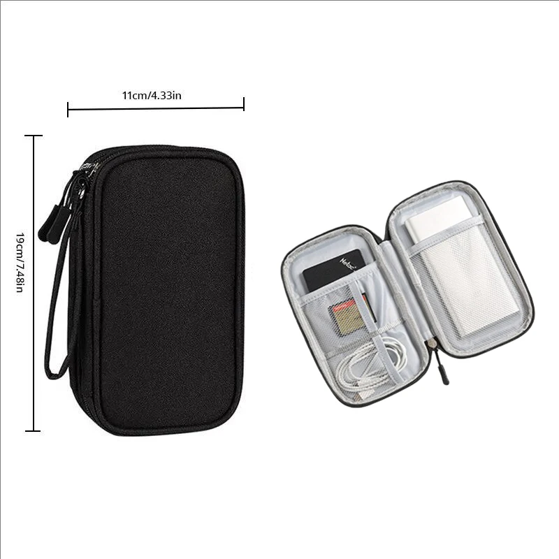 Bolsa organizadora de cables portátil – Estuche impermeable para cargadores USB - imagen 4