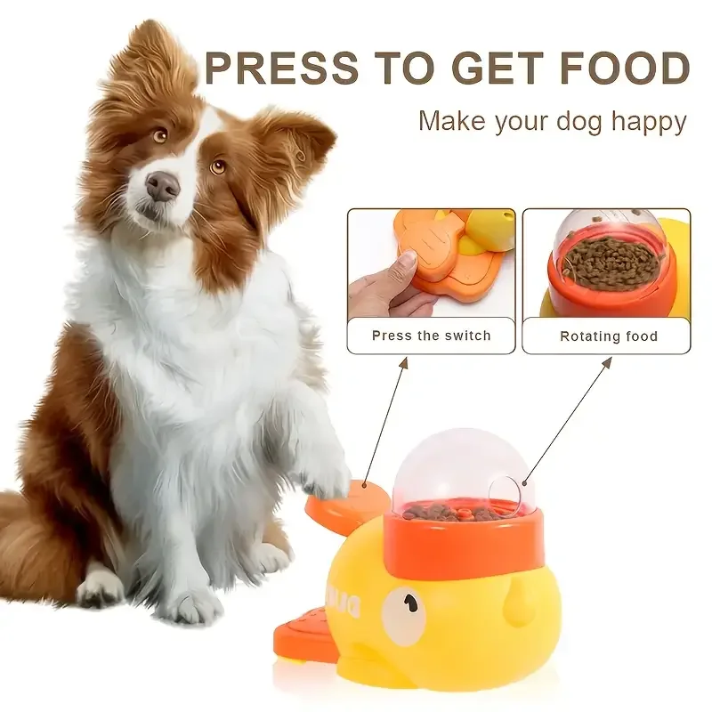 Dispensador de comida que se activa con la presión del perro