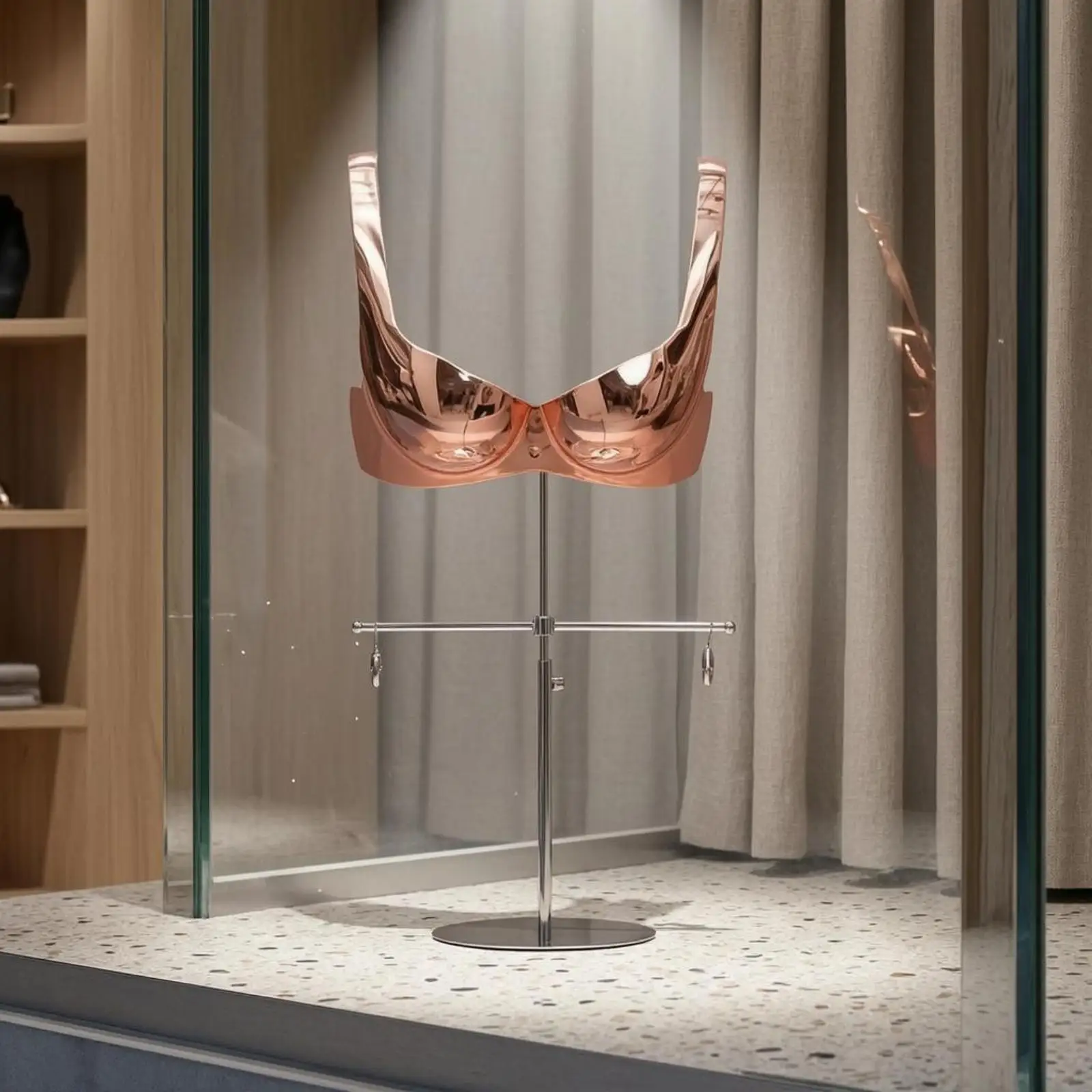Maniquí Torso Brillante para Exhibir Sujetadores - imagen 5