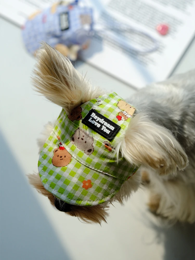 Gorro Kawaii en uso durante paseo veraniego