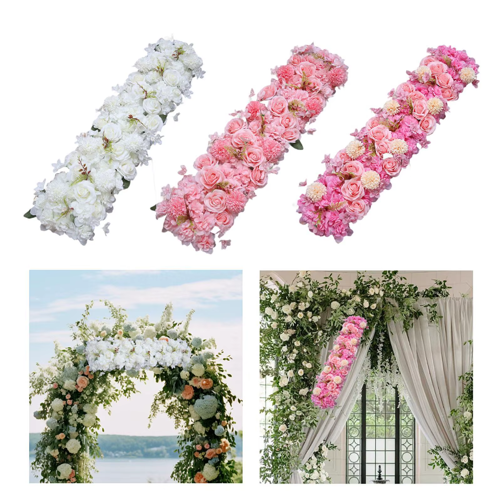 Arco de flores 3D para gatos y perros – Adorno artificial - imagen 5
