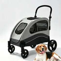 Carrito Plegable para Perros Medianos y Grandes – Paseos y Viajes