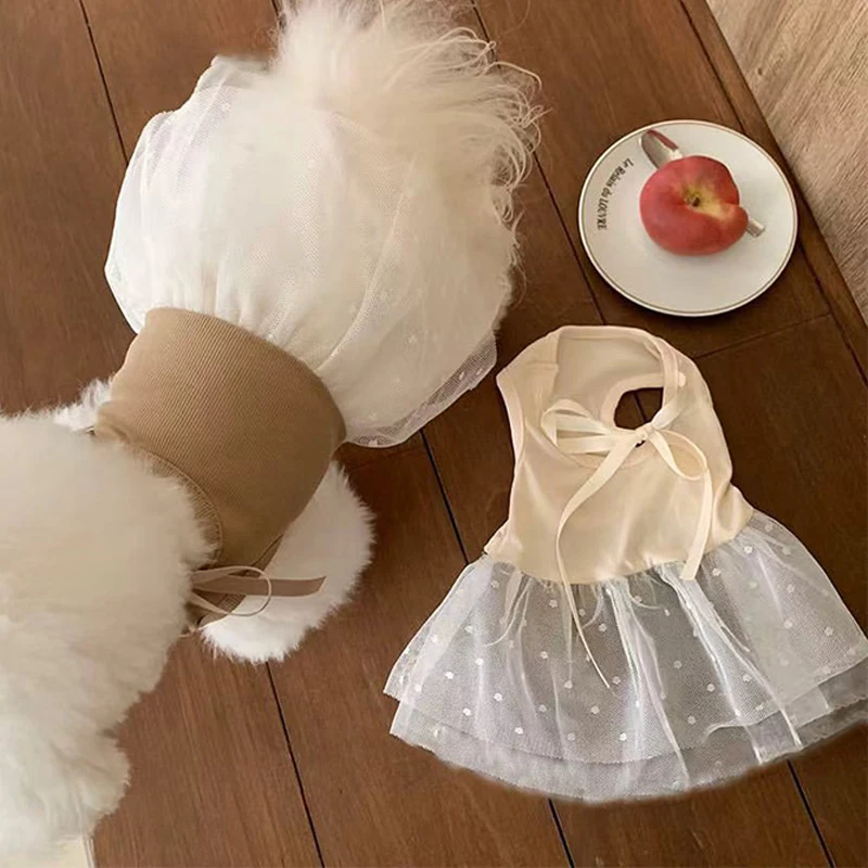 Ropa de verano transpirable para perros y gatos: falda suave Chihuahua - imagen 3