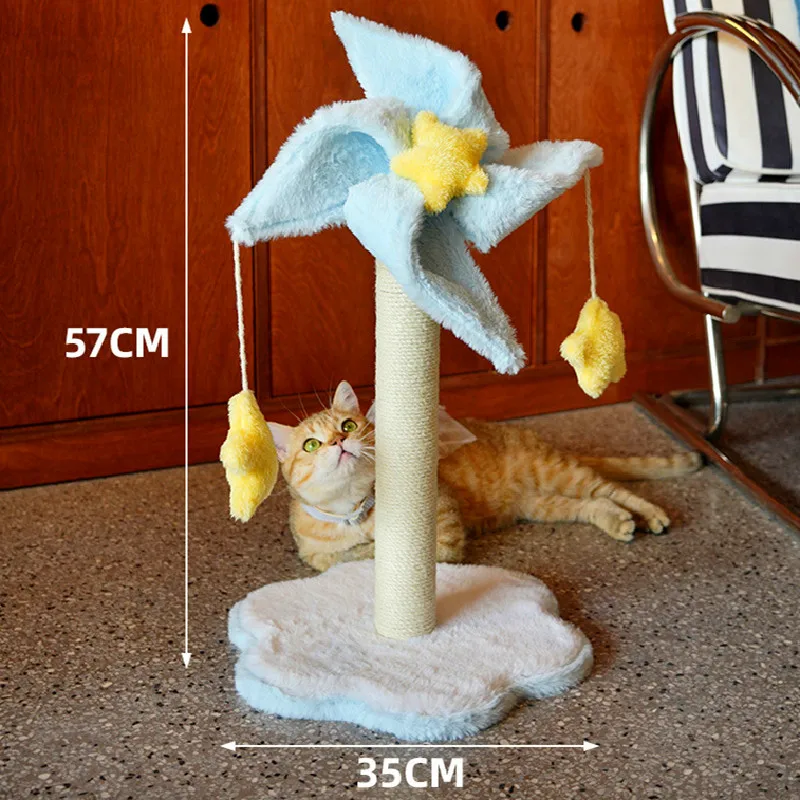 Rascador para Gato con Torre de Sisal y Juguete – 58 caract - imagen 2