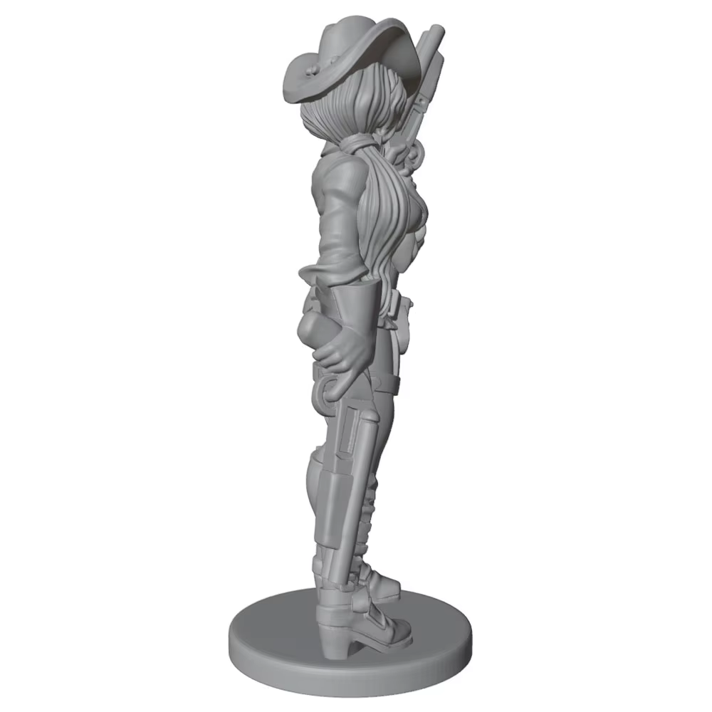 Comparativa de escala de la figura de 75 mm