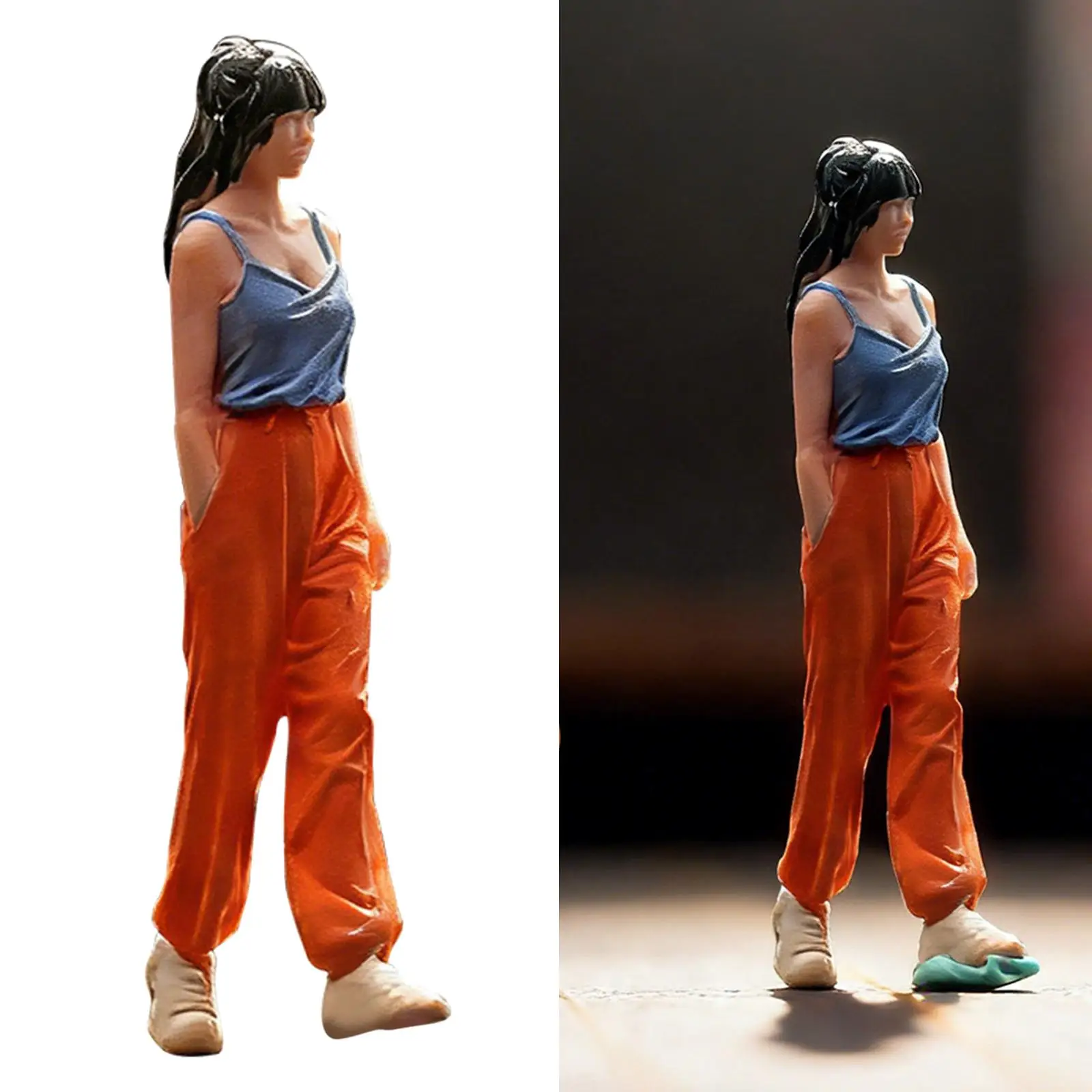 Figura decorativa miniatura en resina para terrario y acuario – Adorno 1/64 - imagen 5