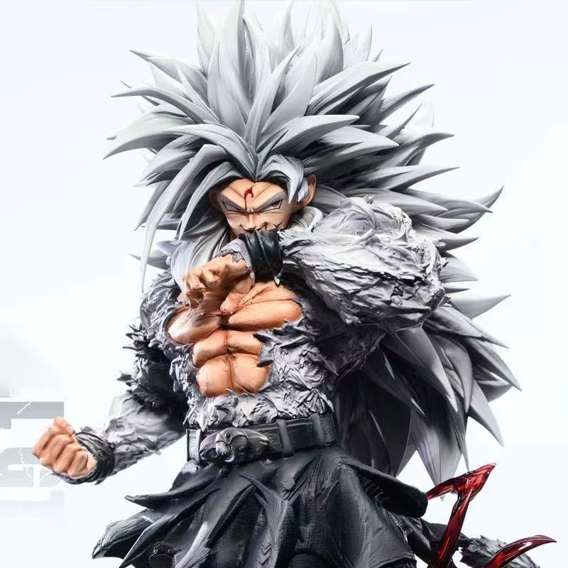 Goku Super Saiyan 4 y 5 estatua de resina GK Dragon Ball