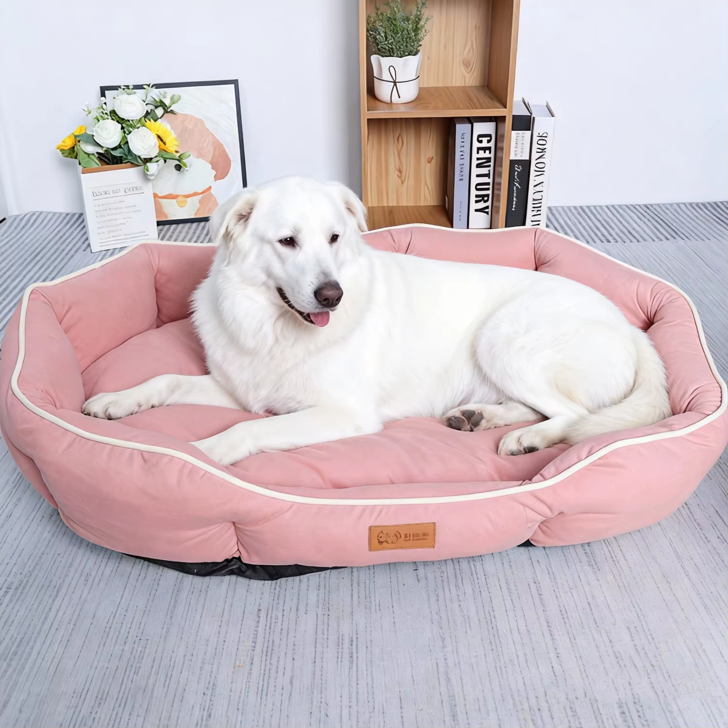 Cama sofá acolchada para perros medianos y gatos: colchoneta - imagen 2