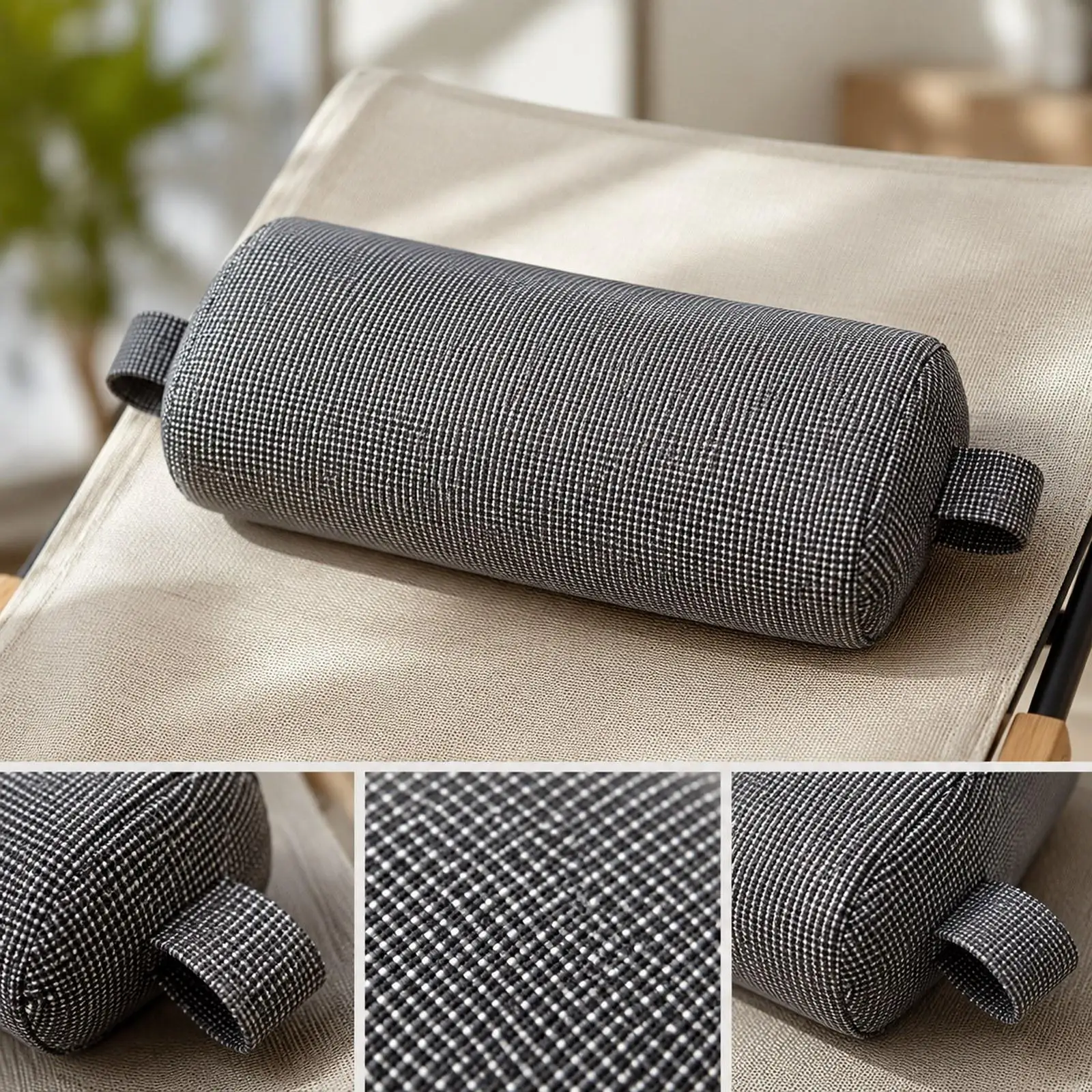 Cojín exterior con reposacabezas ajustable para perros y gatos - imagen 4