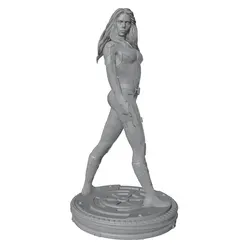 Figura coleccionable de resina detallada sin pintar para RPG