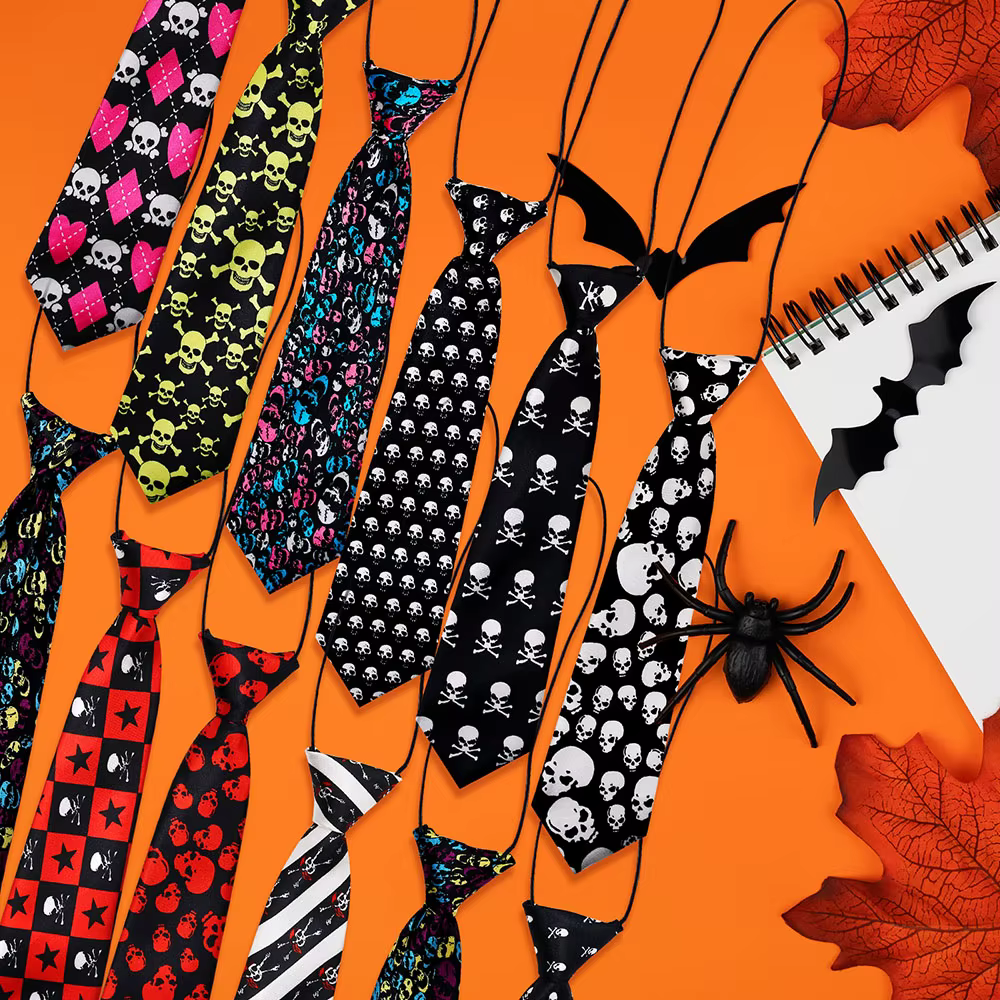 Lazos grandes para perros Halloween – corbatas ajustables de fiesta - imagen 4