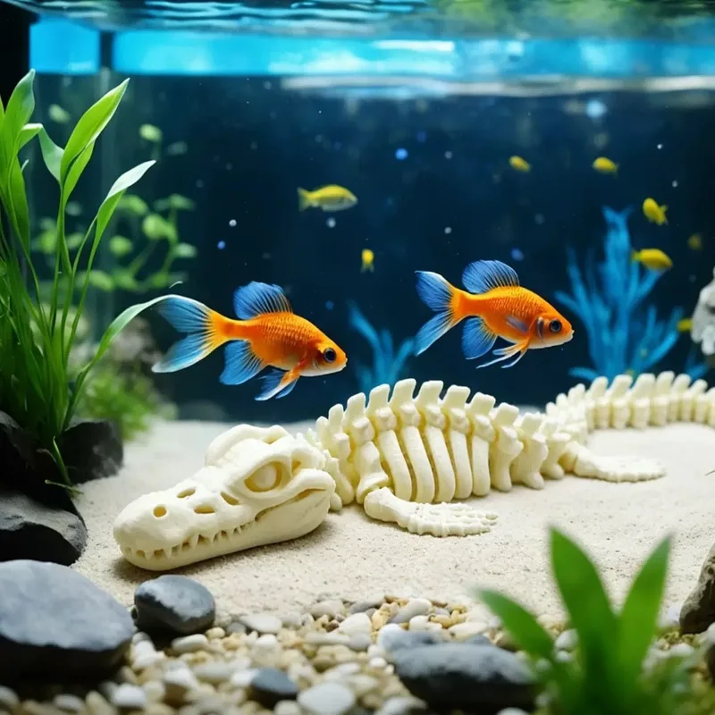Esqueleto Dinosaurio de Resina para Acuario – Decoración para Peces y Reptiles - imagen 5