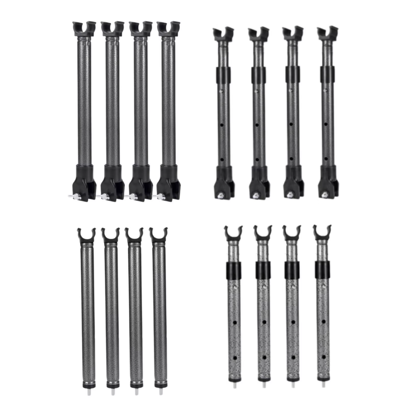 Varillas de soporte para mesa de camping, patas de metal para mascotas