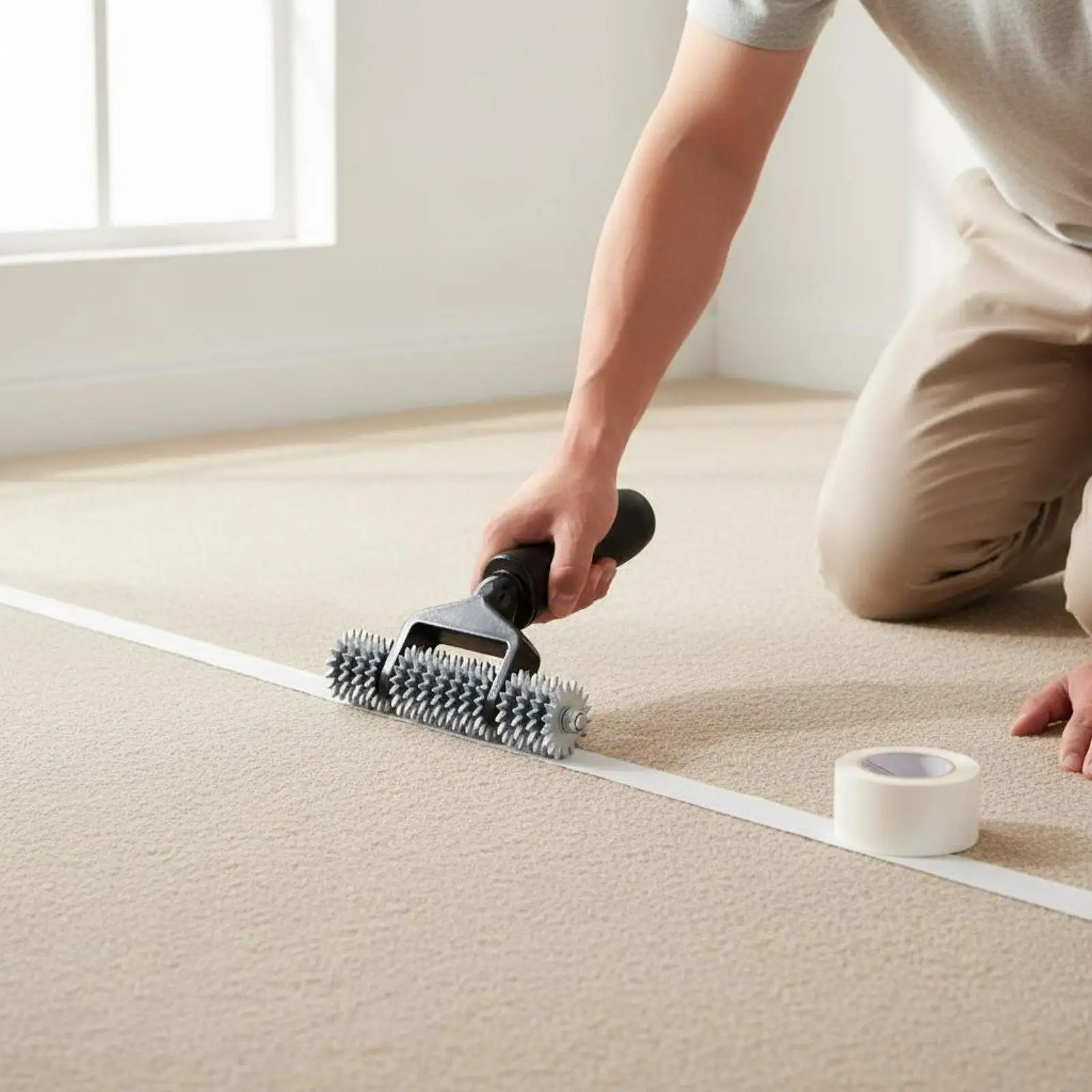 Cinta Doble Cara para Fijar Alfombras sin Calor - imagen 5