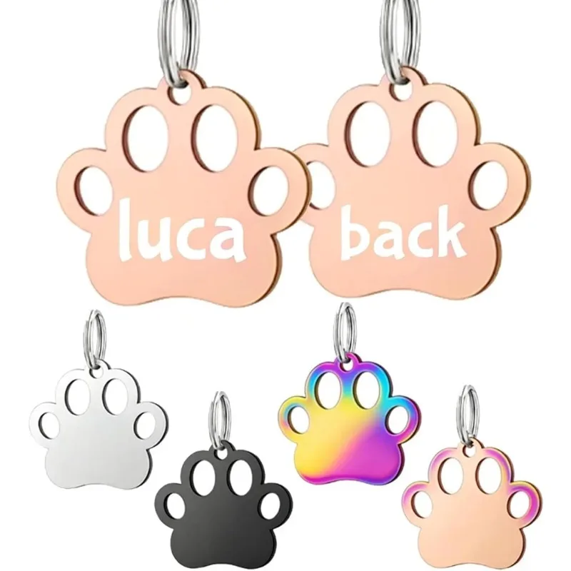 Placa identificación personalizada para perro – Nombre y teléfono grabados - imagen 4