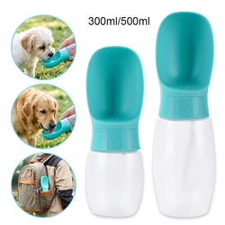 Botella de agua portátil para perros – Bebedero de viaje anti derrames