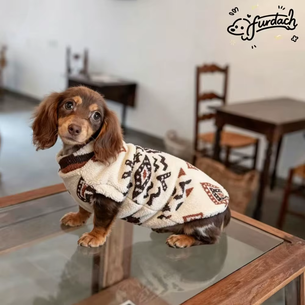 Sudadera forro polar invierno para perros salchicha Dachshund