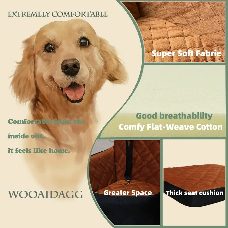 Cama de lujo para perros extendida