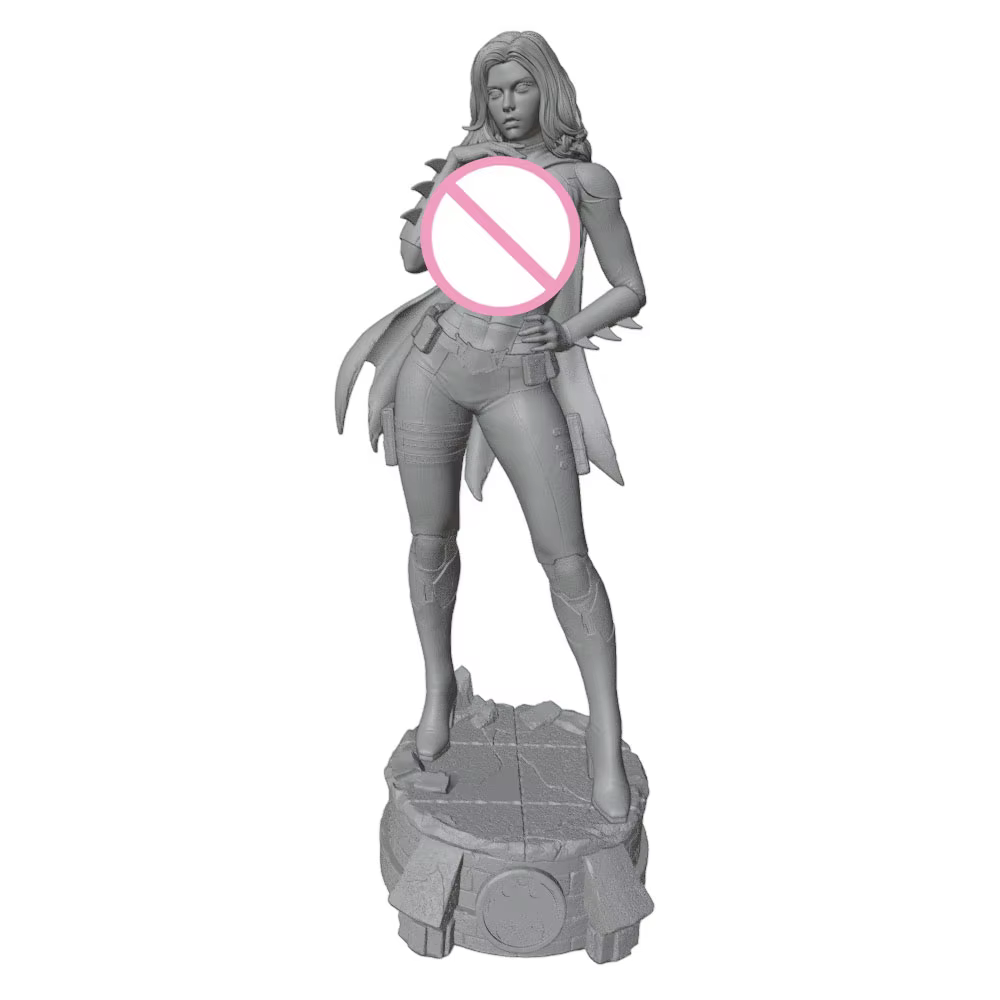 Kit de modelo de resina en miniatura gris para montar y pintar