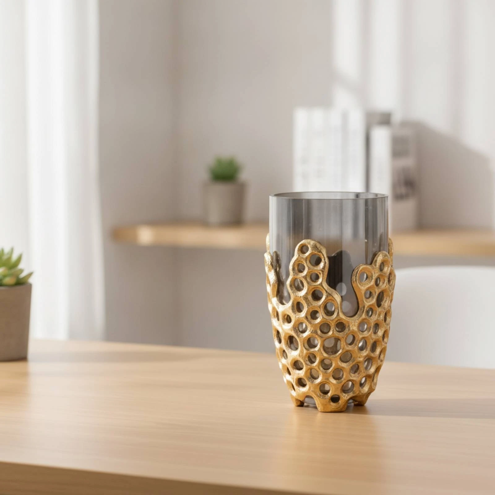 Jarrón Decorativo Nórdico para Hogar – Pieza Escultural Moderna de Mesa - imagen 5