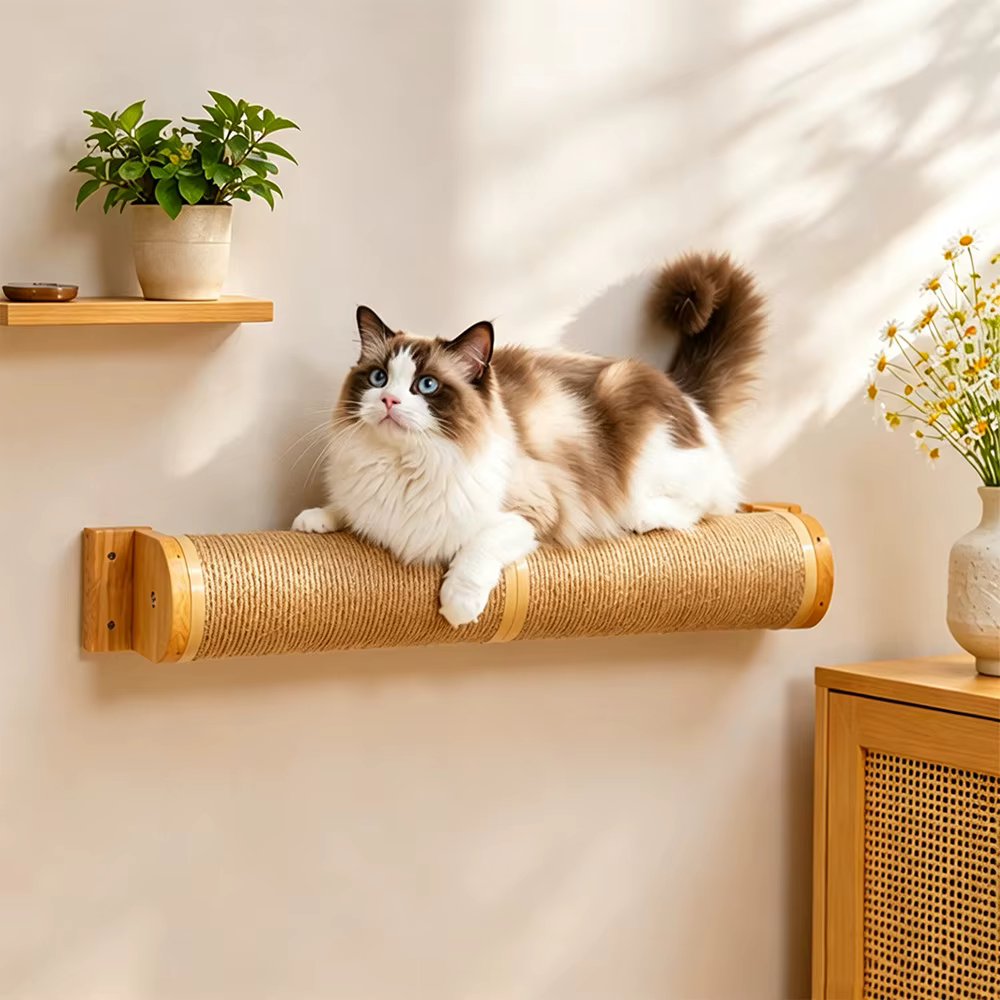 Rascador de Pared para Gatos con Cuerda de Sisal – Columnas Reforzadas para Gatos Grandes - imagen 2
