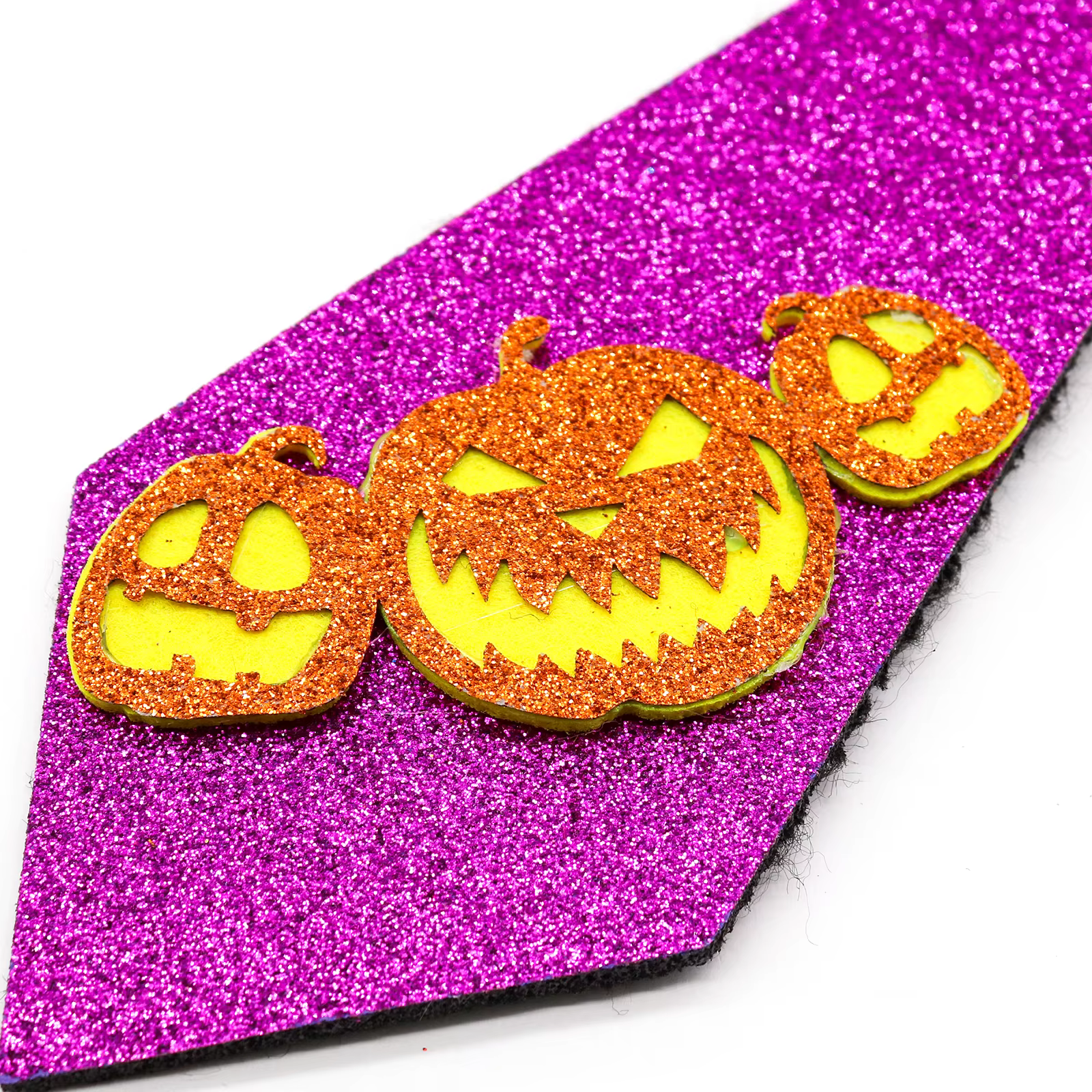 Corbata ajustable para perro grande de Halloween con calabazas - imagen 5