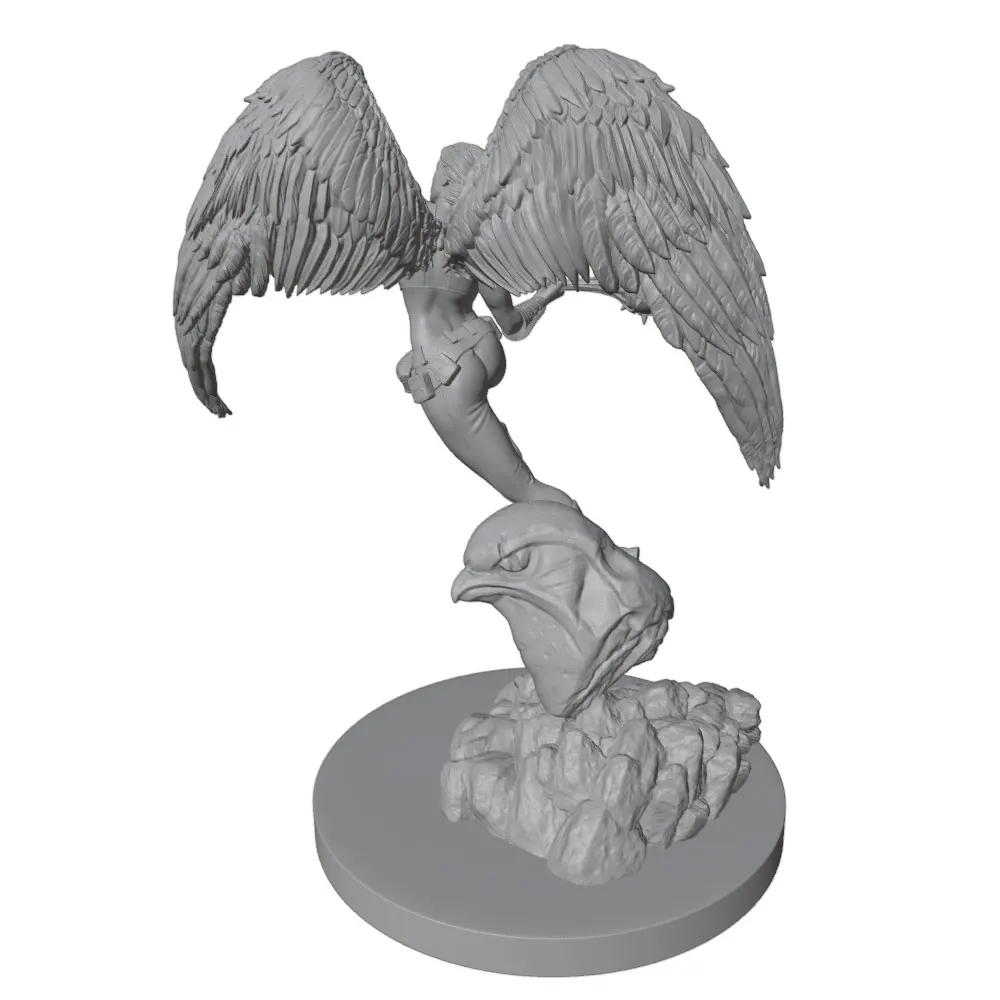 Figura de anime 3D desmontable sin pintar para DIY