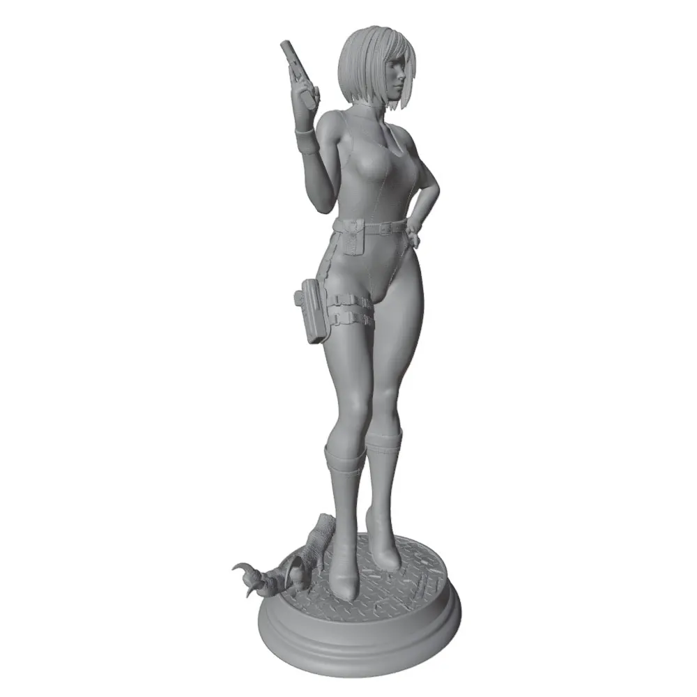 Modelo gris listo para personalizar