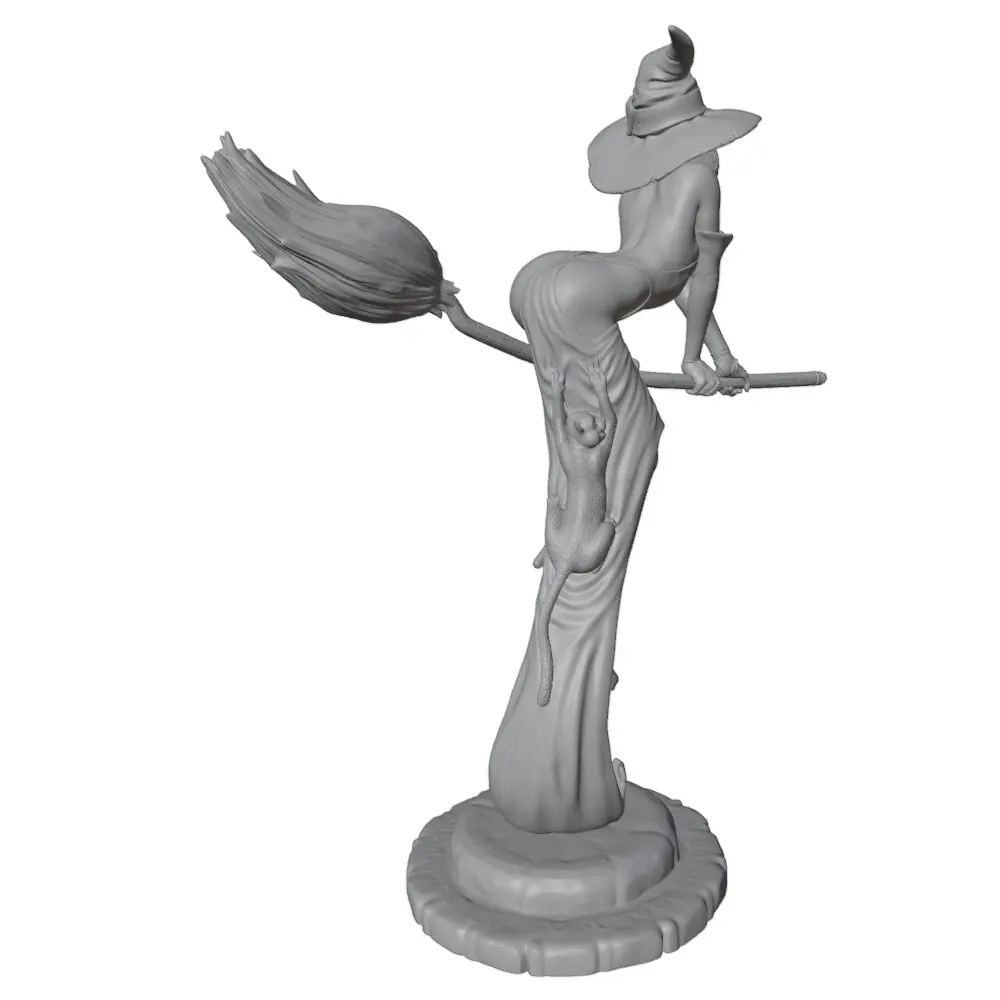 Estatua de personaje anime 3D gris para decoración de habitación DIY - imagen 3